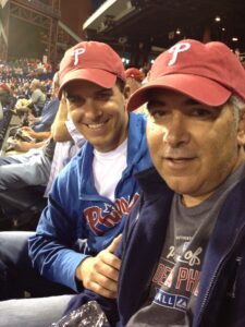 Louis Russo Jr at Phillies game